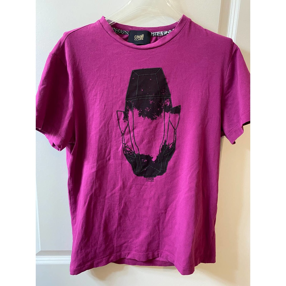 Cavalli Class XS? Panther Blueberry T-Shirt